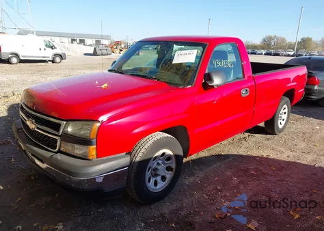 2007 Chevrolet Silverado 1500 Classic Work Truck из США, поврежденный, VIN 3GCEC14X97G242785